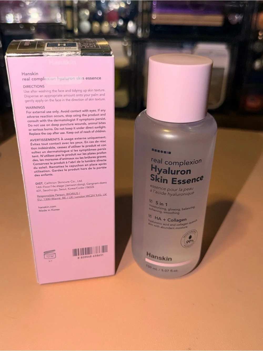 Hanskin Real Complexion Hyaluron Skin Essence, 5.07 oz